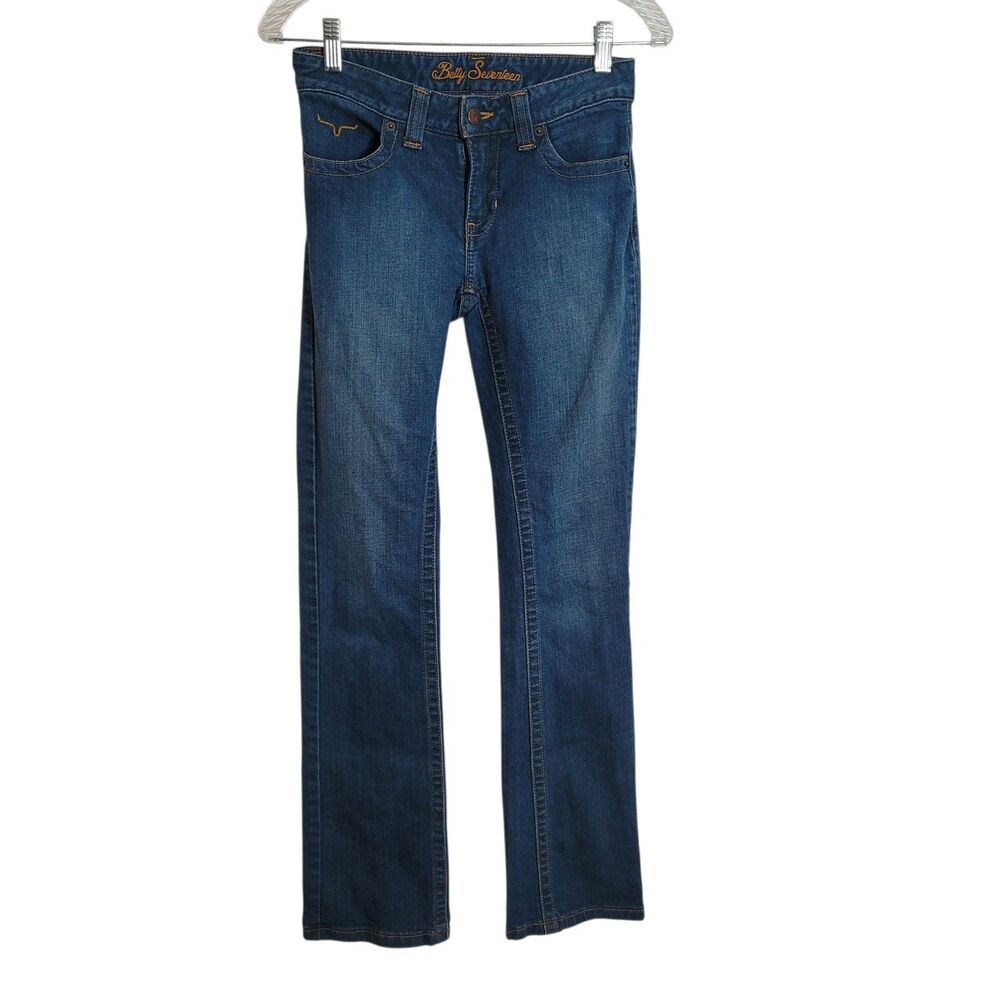 Kimes Ranch Women's Straight Leg Jeans - Dark Blue